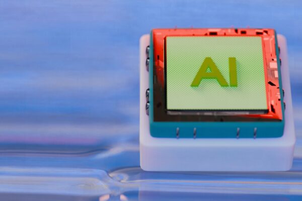 Futuristic microchip representing quantum computing's influence on home design