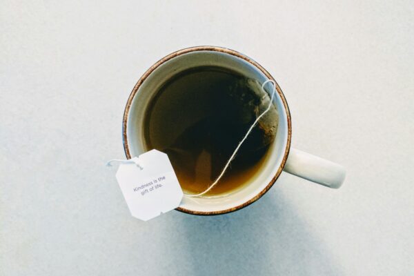 Cup of tea representing a wellness-inspired balanced home